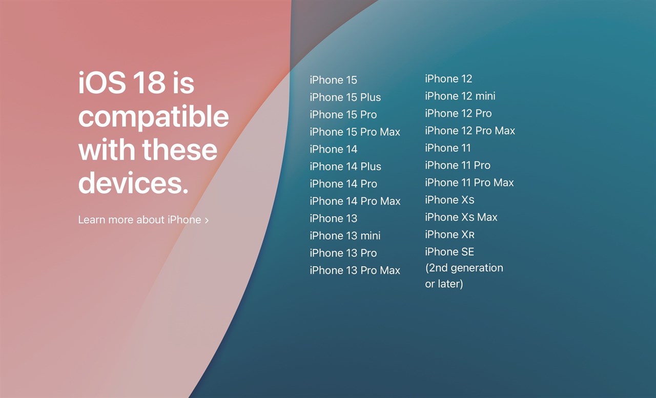 Các Thiết Bị Được Cập Nhật iOS 18.4 Các Thiết Bị Được Cập Nhật iOS 18.4