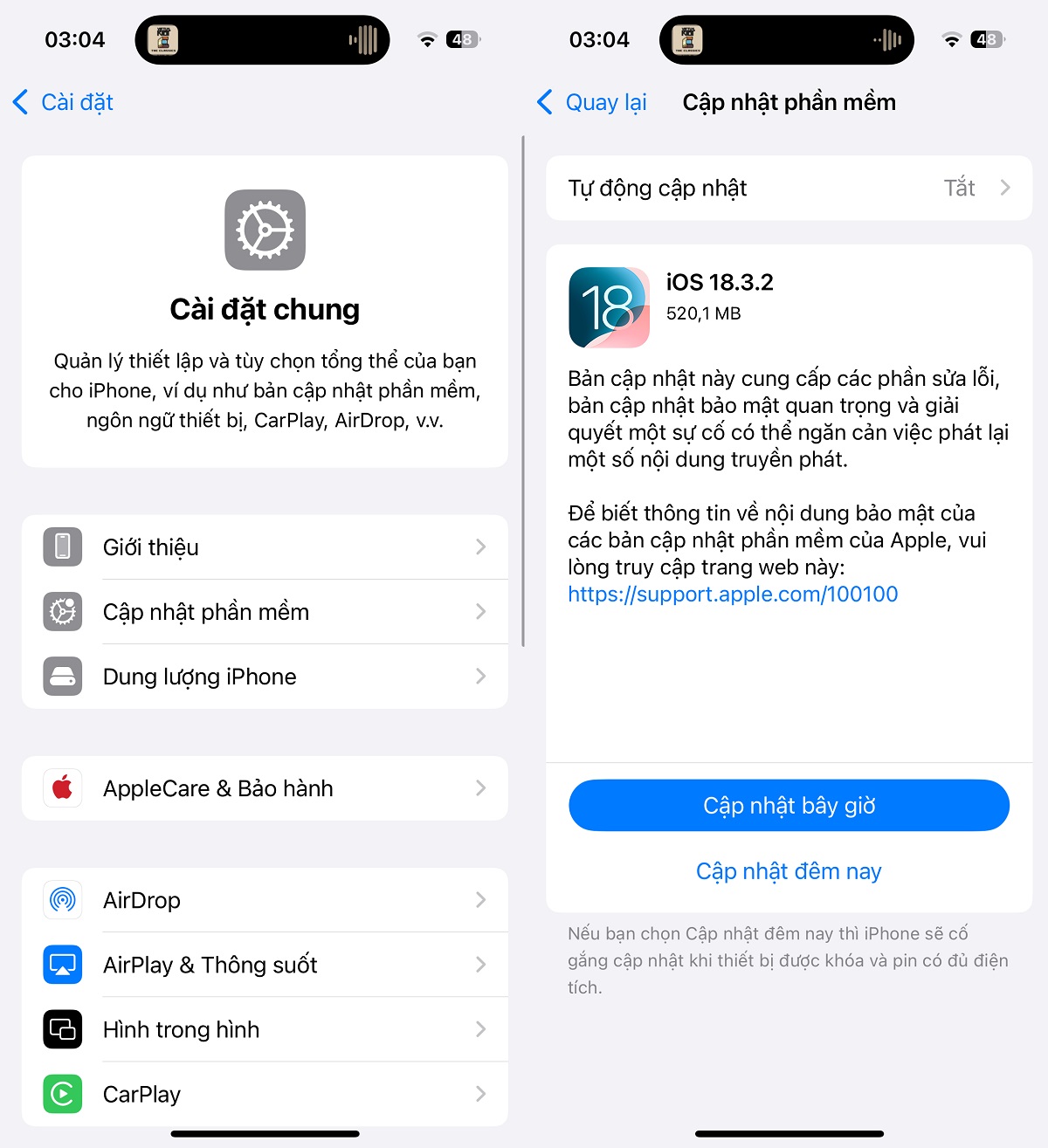 Cách Cập Nhật iOS 18.3.2 Cách Cập Nhật iOS 18.3.2