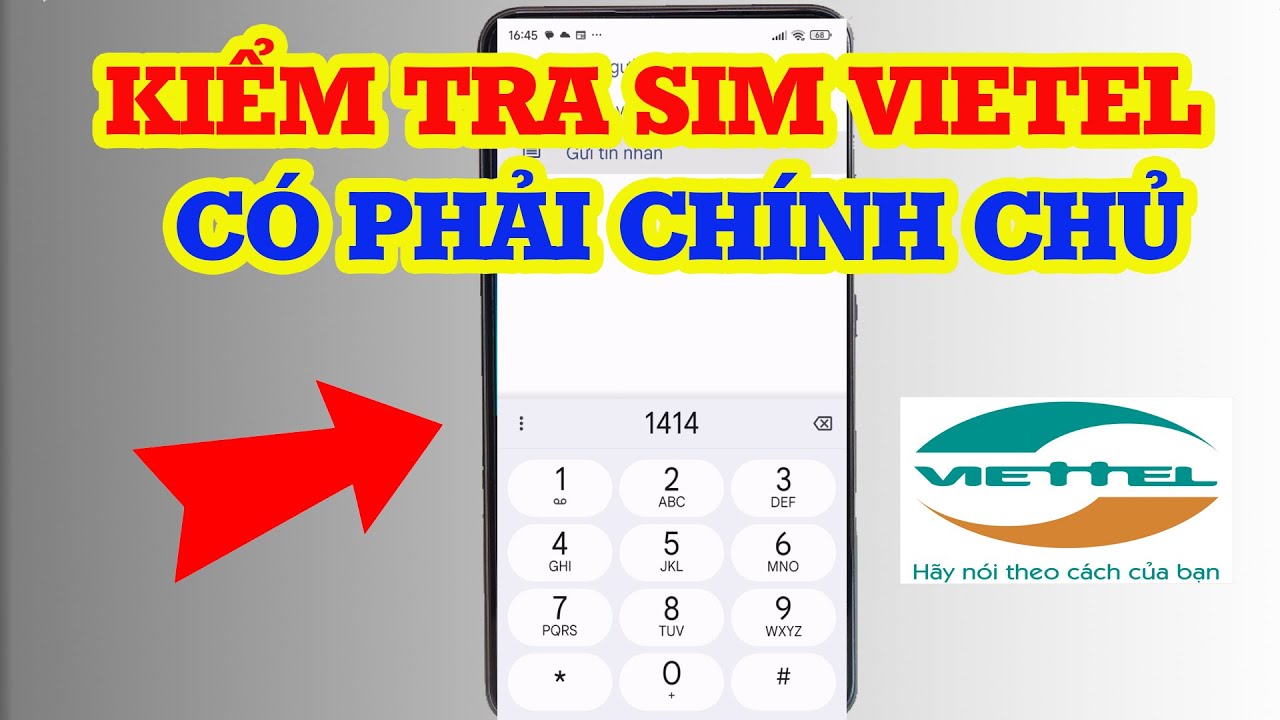 Cách Kiểm Tra SIM Chính Chủ Viettel Cách Kiểm Tra SIM Chính Chủ Viettel