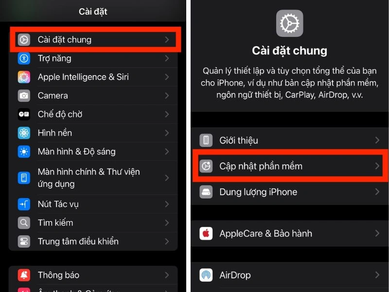 Cách cập nhật iOS 18.6 Cách cập nhật iOS 18.6