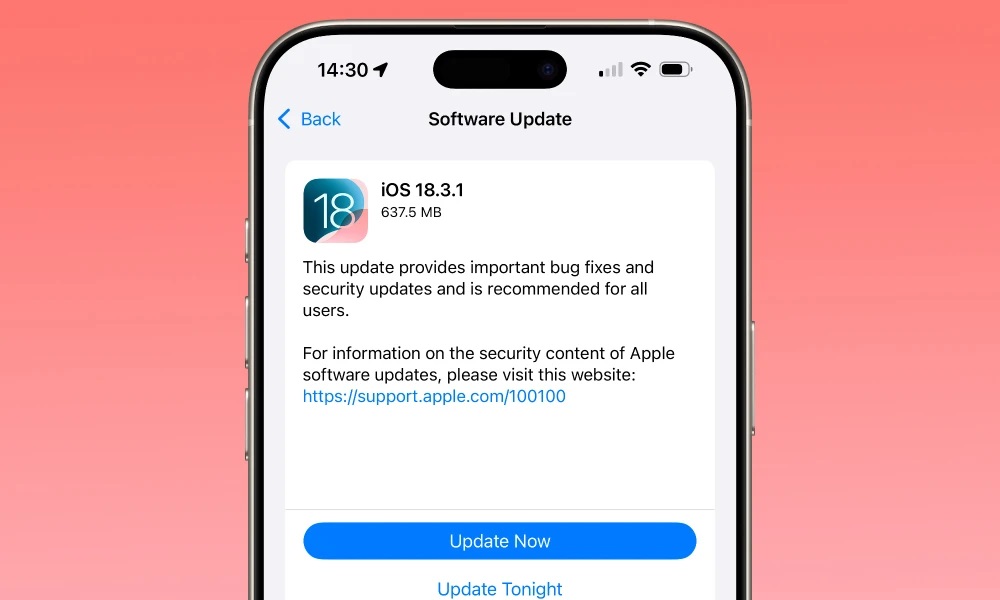 Có Nên Cập Nhật iOS 18.3.1? Có Nên Cập Nhật iOS 18.3.1?