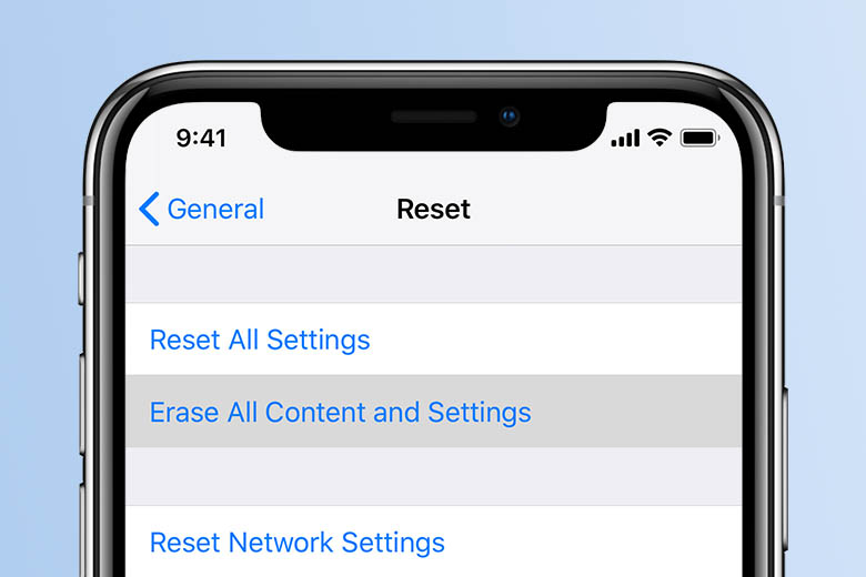 Giao diện cài đặt của iPhone