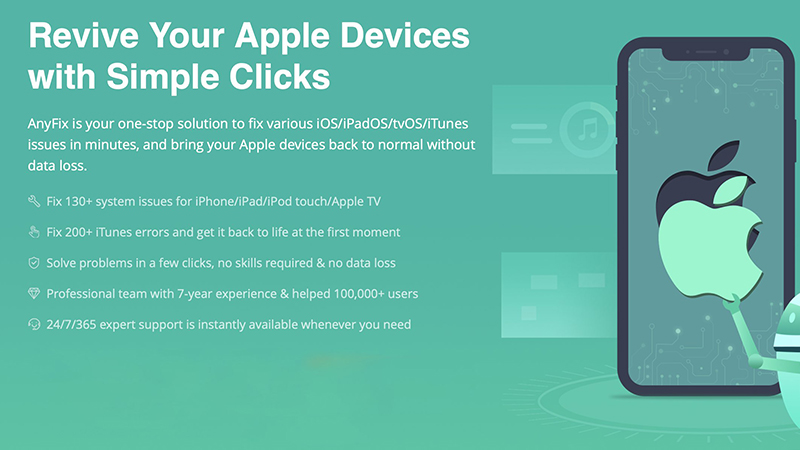 Hạ cấp iOS bằng AnyFix Hạ cấp iOS bằng AnyFix