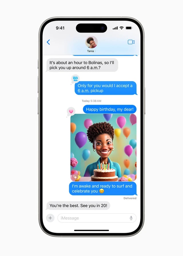 Image Playground trên ios 18 Image Playground trên ios 18