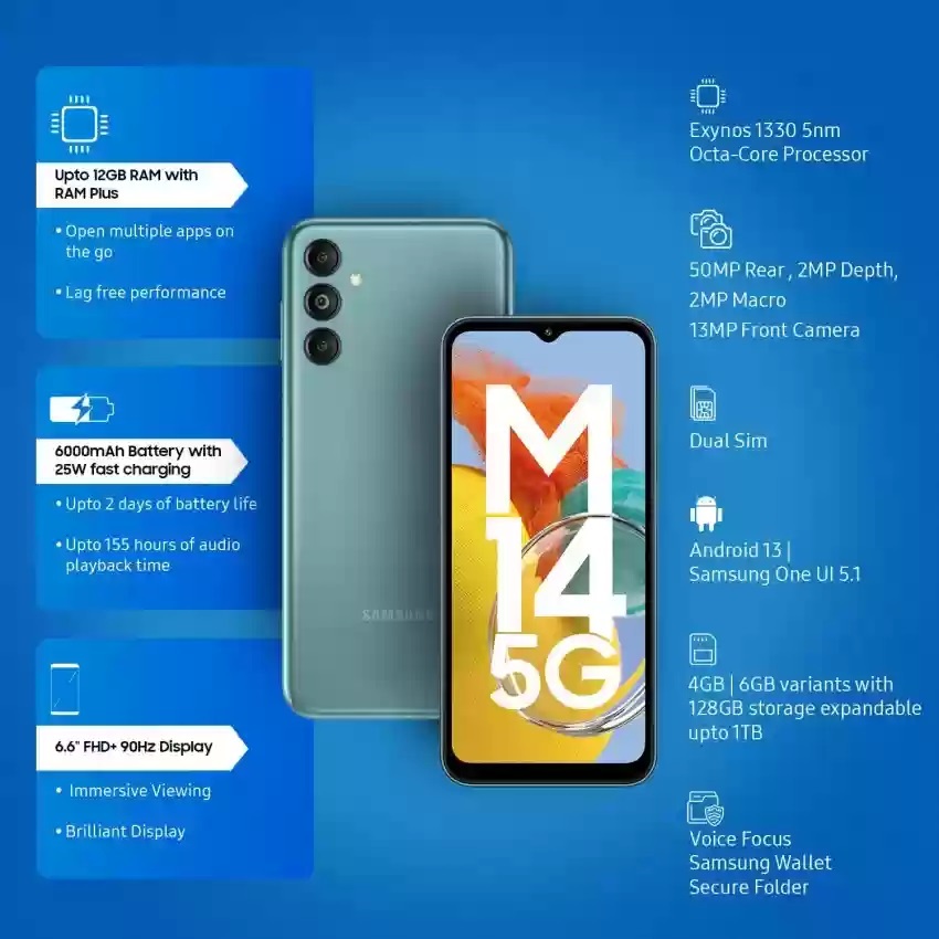 Samsung Galaxy M14 5G Samsung Galaxy M14 5G