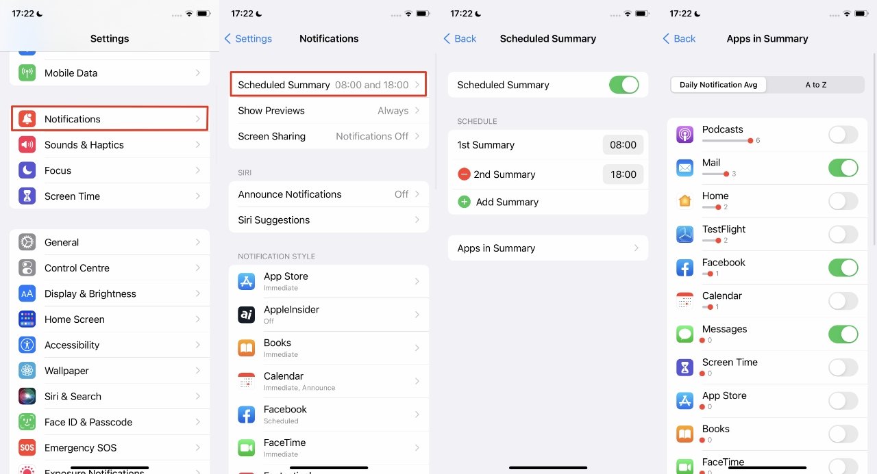 T&oacute;m tắt th&ocirc;ng b&aacute;o tr&ecirc;n iOS 18.1