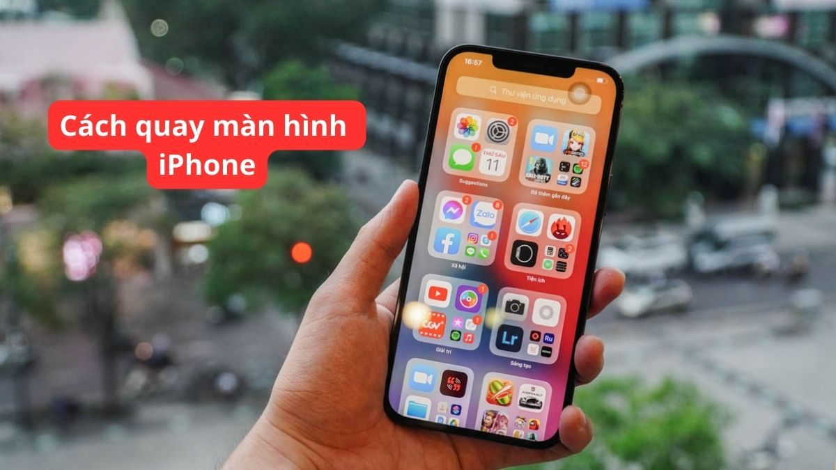 Cách Quay Màn Hình iPhone Có Tiếng Cách Quay Màn Hình iPhone Có Tiếng
