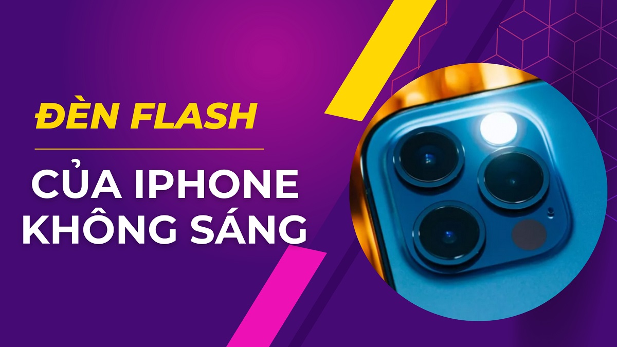 Đèn flash trên iPhone không bật được Đèn flash trên iPhone không bật được