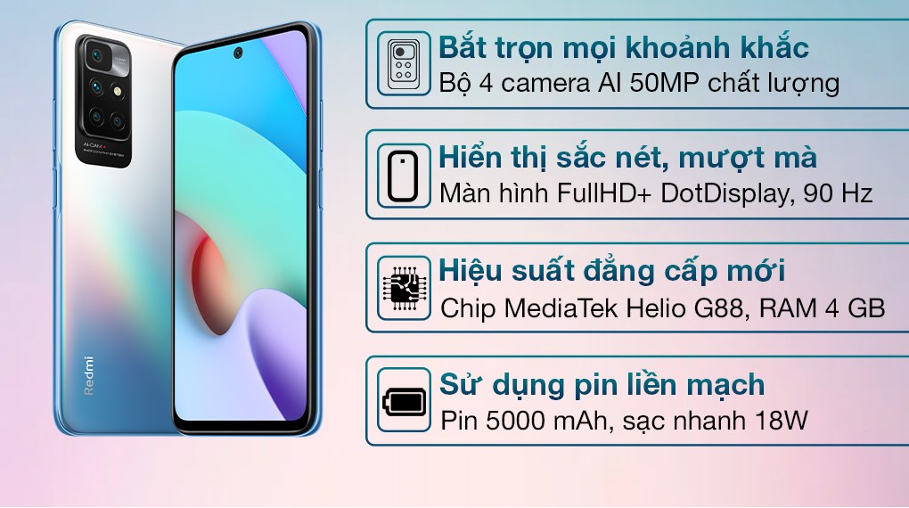 Điện thoại Xiaomi Redmi 10 Điện thoại Xiaomi Redmi 10