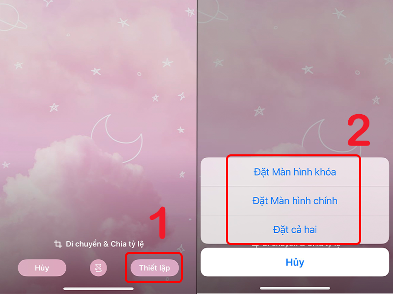 C&agrave;i đặt h&igrave;nh nền cho iPhone