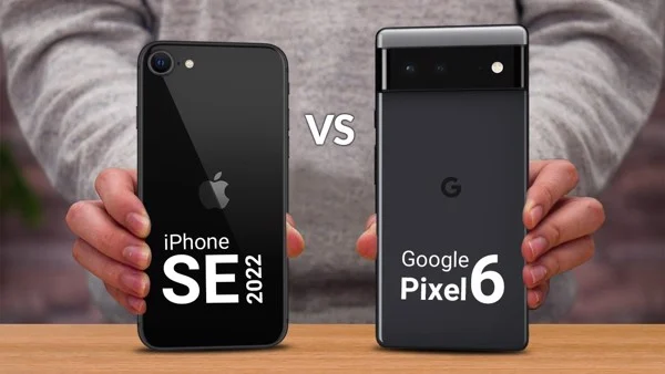 iPhone SE 2022 và Google Pixel 6a
