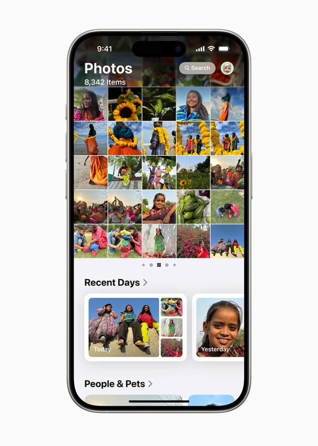 Ứng dụng Ảnh trên ios 18 Ứng dụng Ảnh trên ios 18