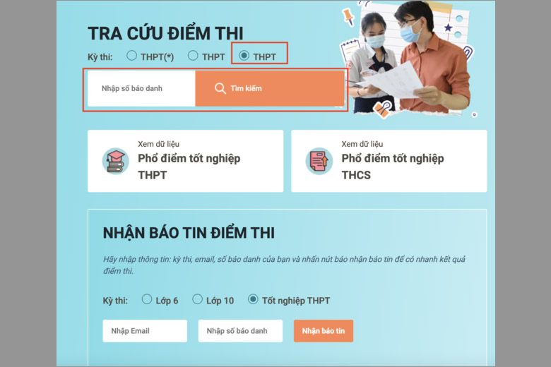 Cách Tra cứu điểm thi THPT quốc gia 2024 trên các trang báo điện tử Cách Tra cứu điểm thi THPT quốc gia 2024 trên các trang báo điện tử