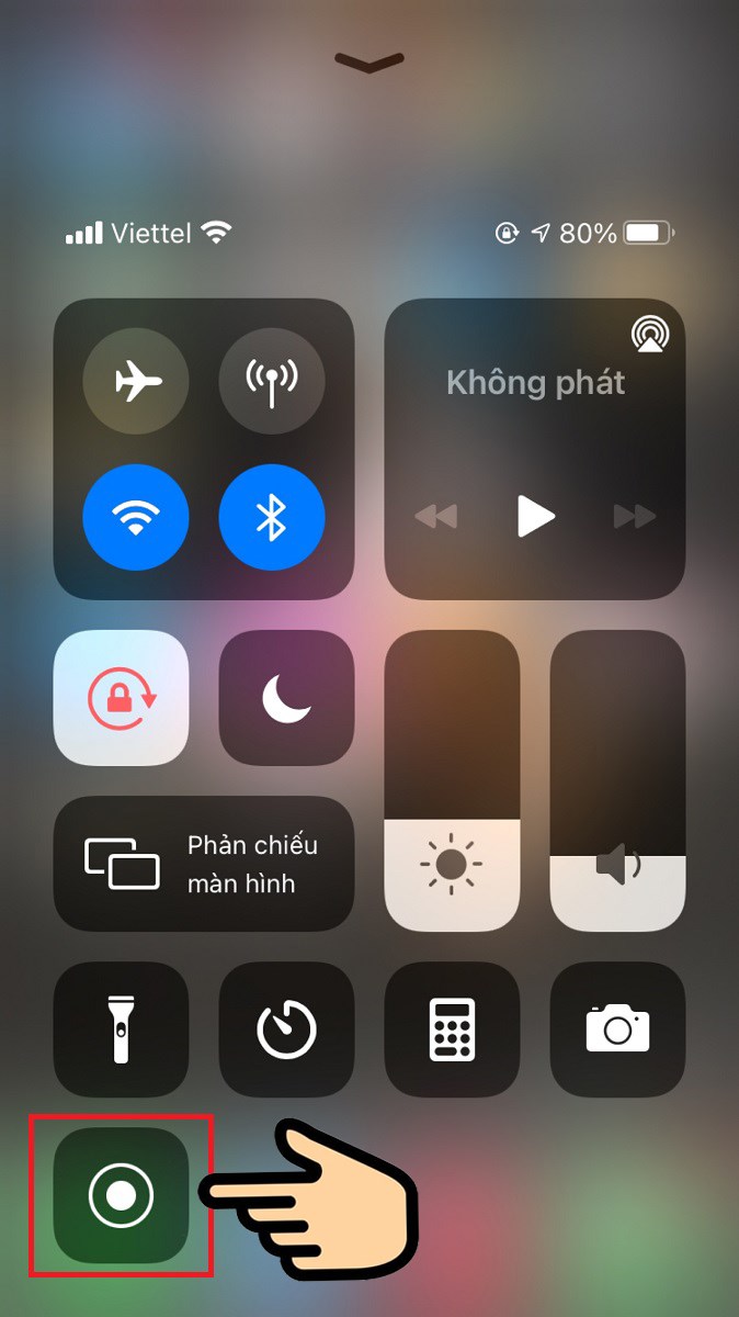 trung tâm điều khiển iPhone trung tâm điều khiển iPhone